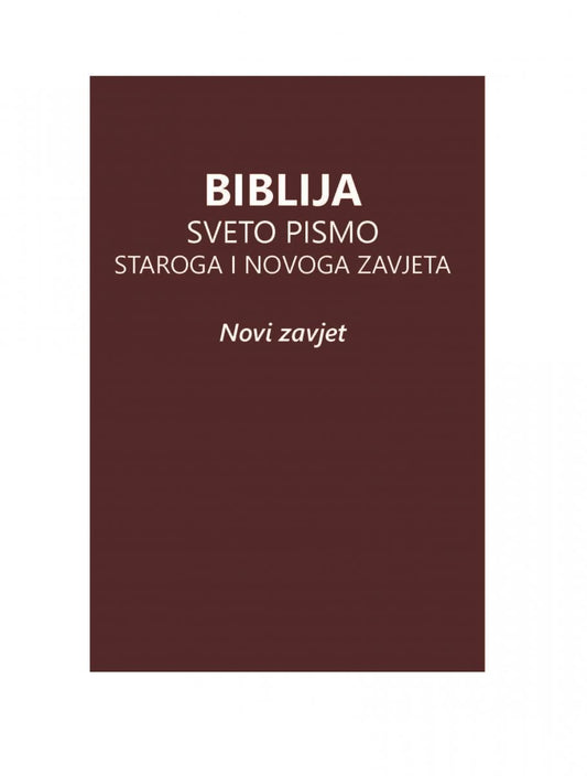 Nuevo Testamento croata - Impresión bajo demanda