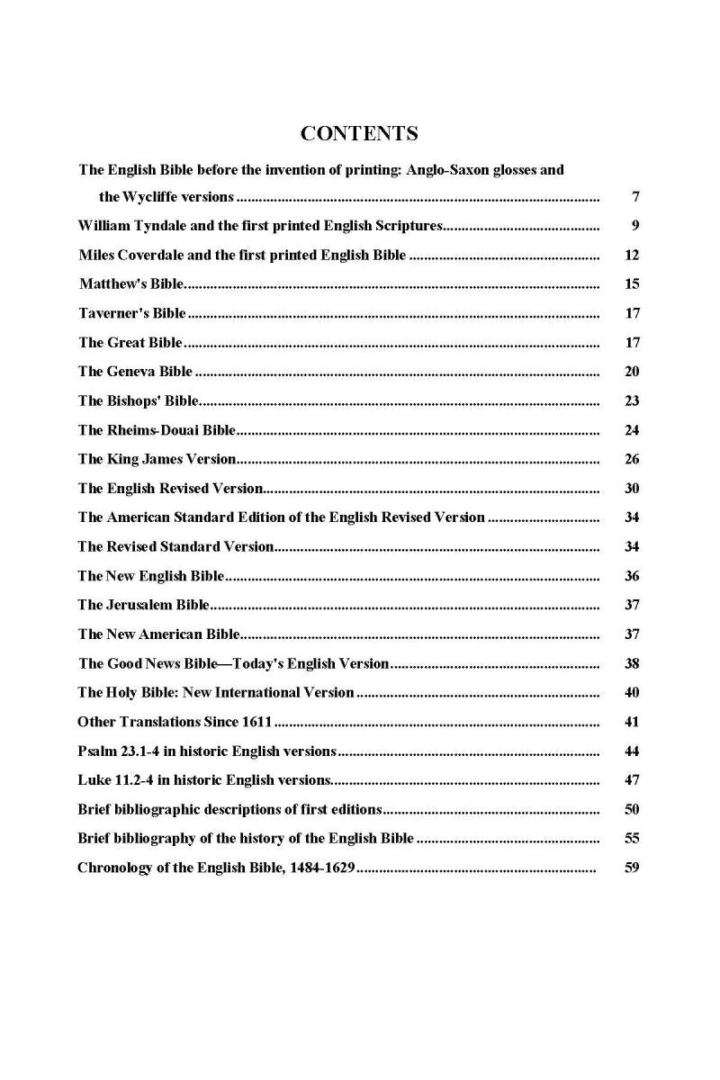 A Concise History of the English Bible - Download