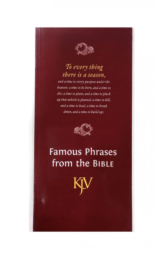 Frases famosas da Bíblia - KJV