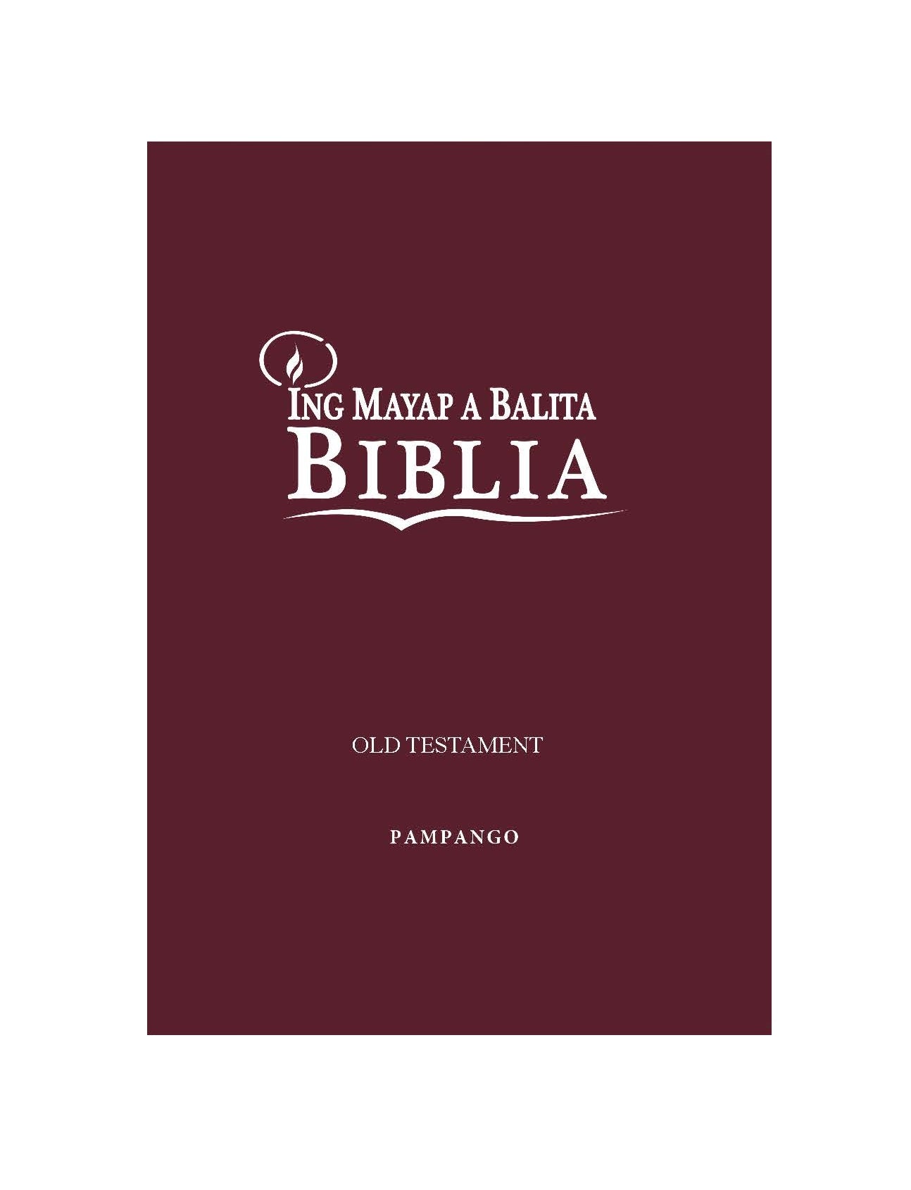 Pampango Old Testament - Print on Demand