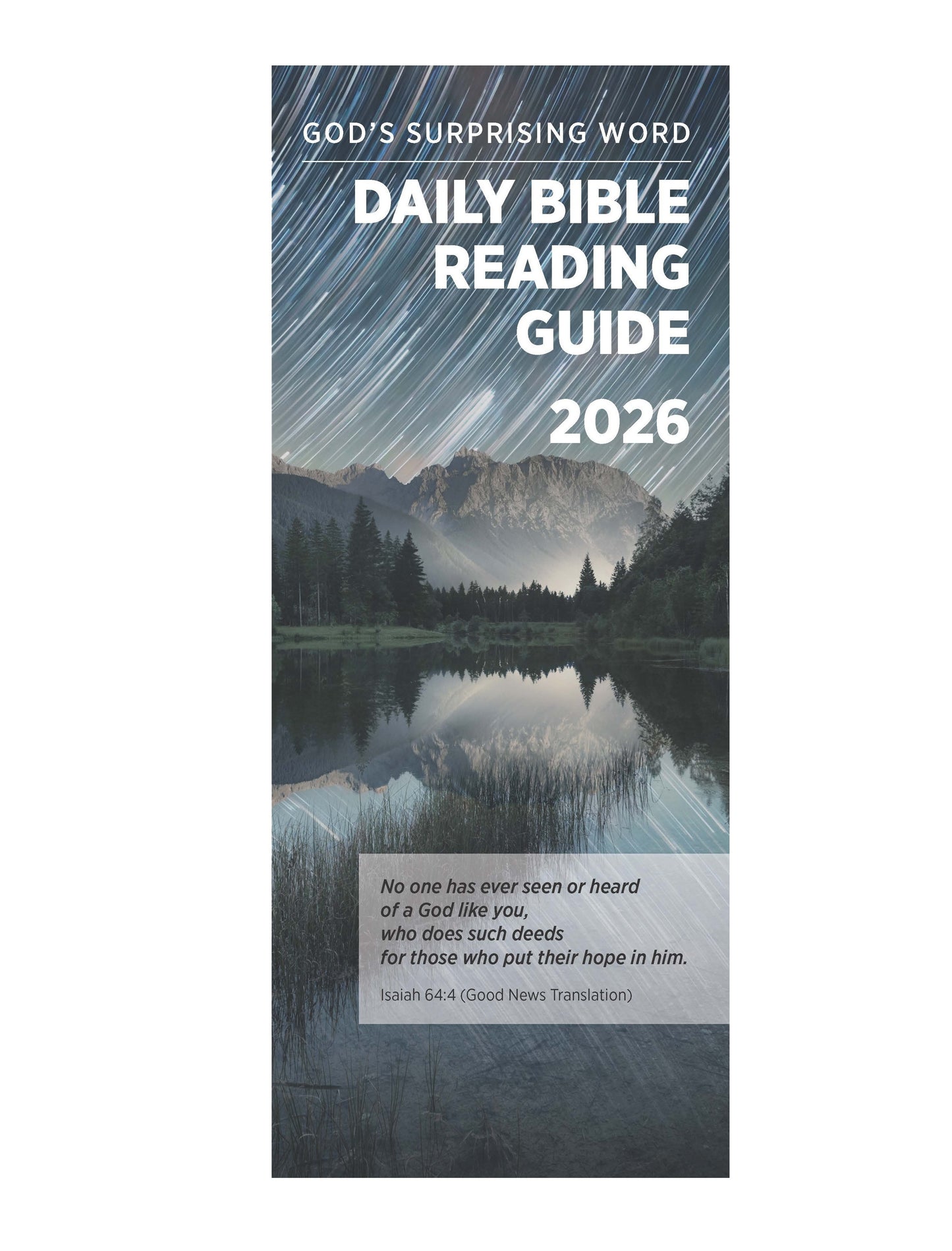 2026 Daily Bible Reading Guide - Download