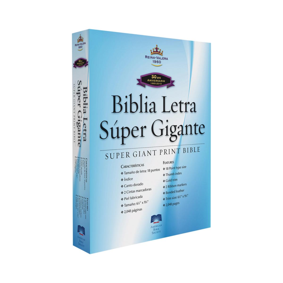 Bíblia impressa super gigante espanhola RVR60 - edição especial