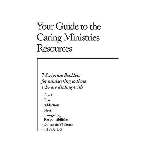 Your Guide to the Caring Ministries Resources