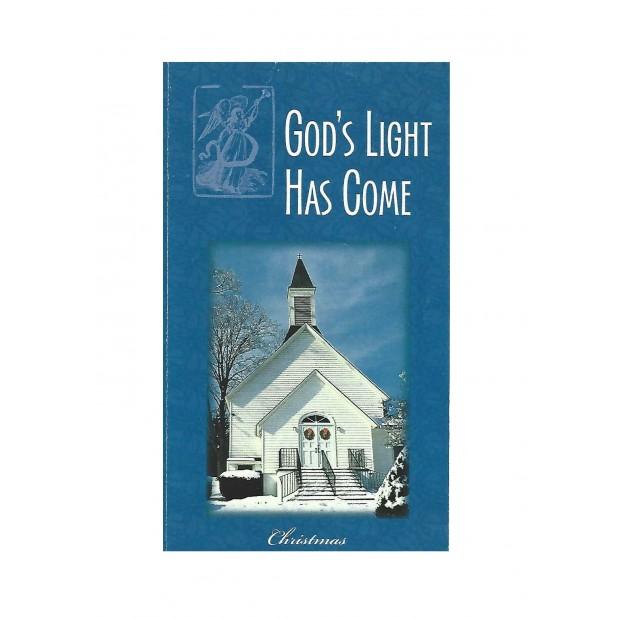 Cartão de bandeja A luz de Deus chegou (download)