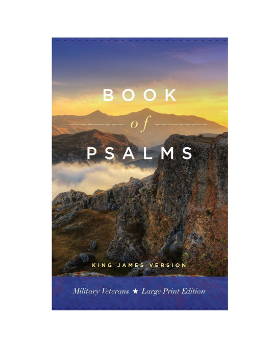 KJV King James Large Print Book of Psalms - Veteran Edition