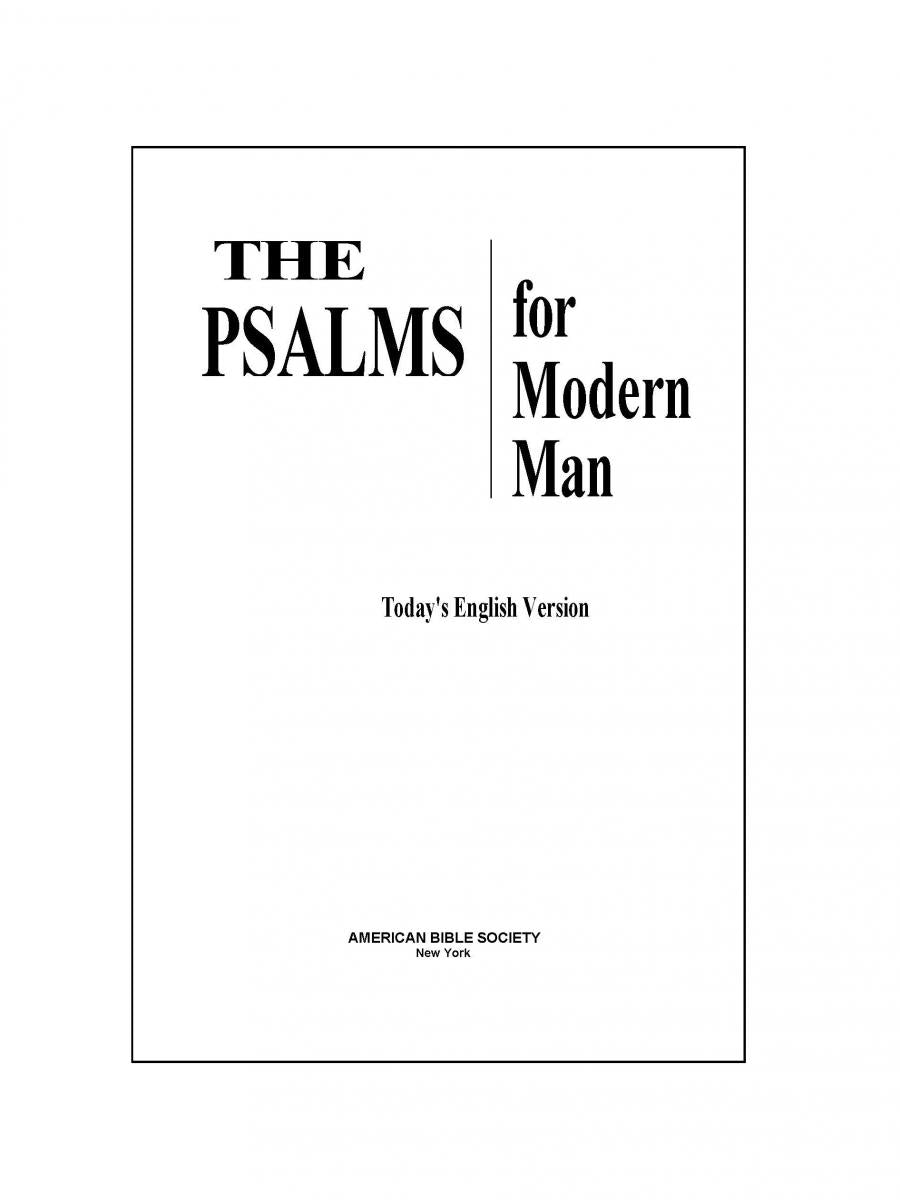 GNT Book of Psalms - Download