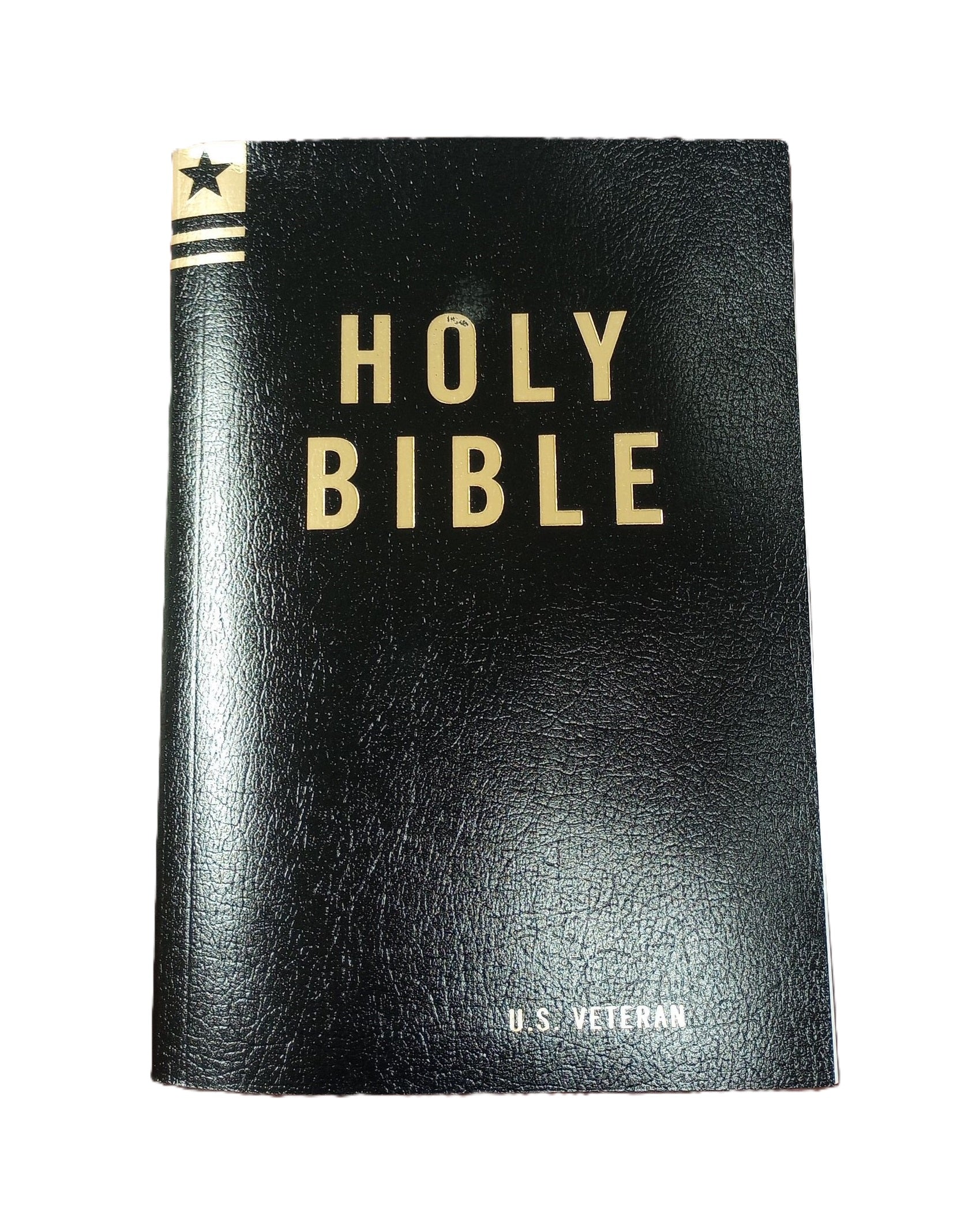 KJV King James Large Print Veteran's Bible - Black – Bibles.com, An ...