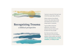 Recognizing Trauma Resource Card