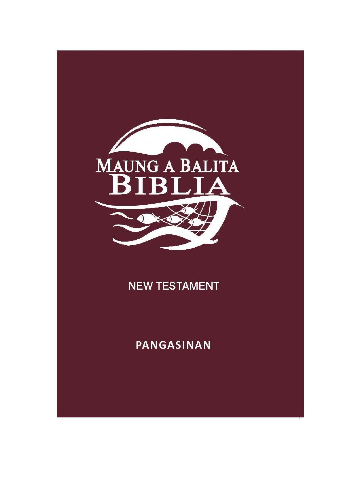 Pangasinan New Testament - Print on Demand