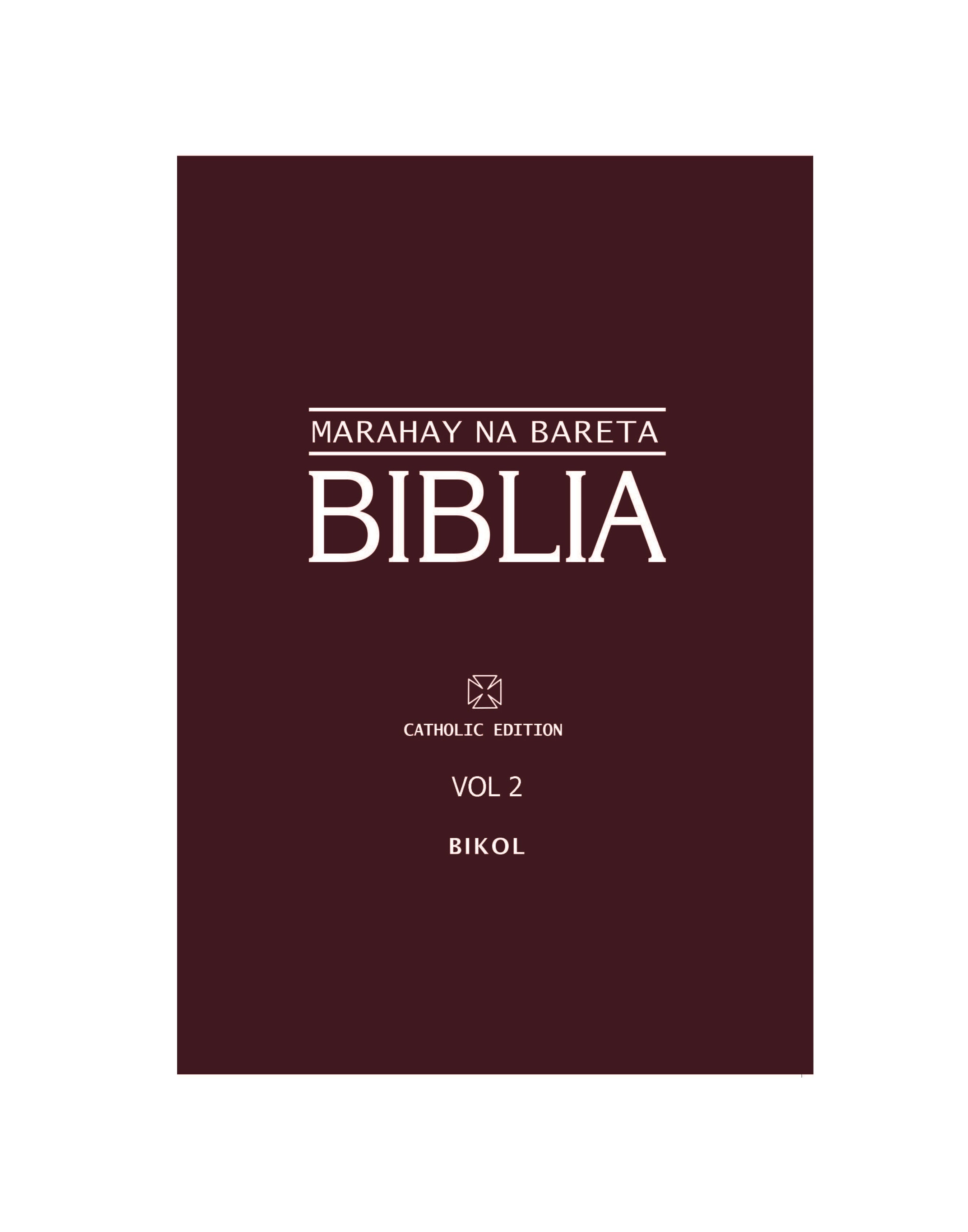 Bikol Catholic Bible Vol II - Print on Demand – Bibles.com, An American ...