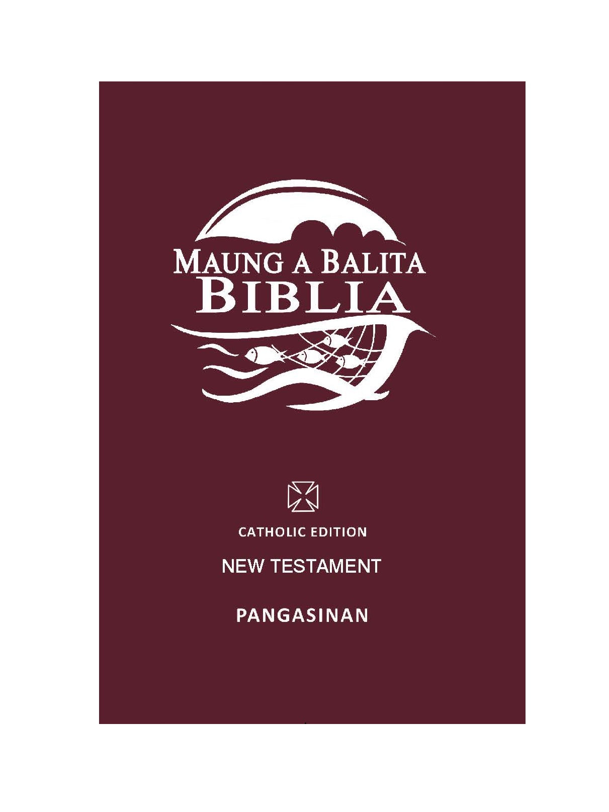 Pangasinan Catholic New Testament - Print on Demand