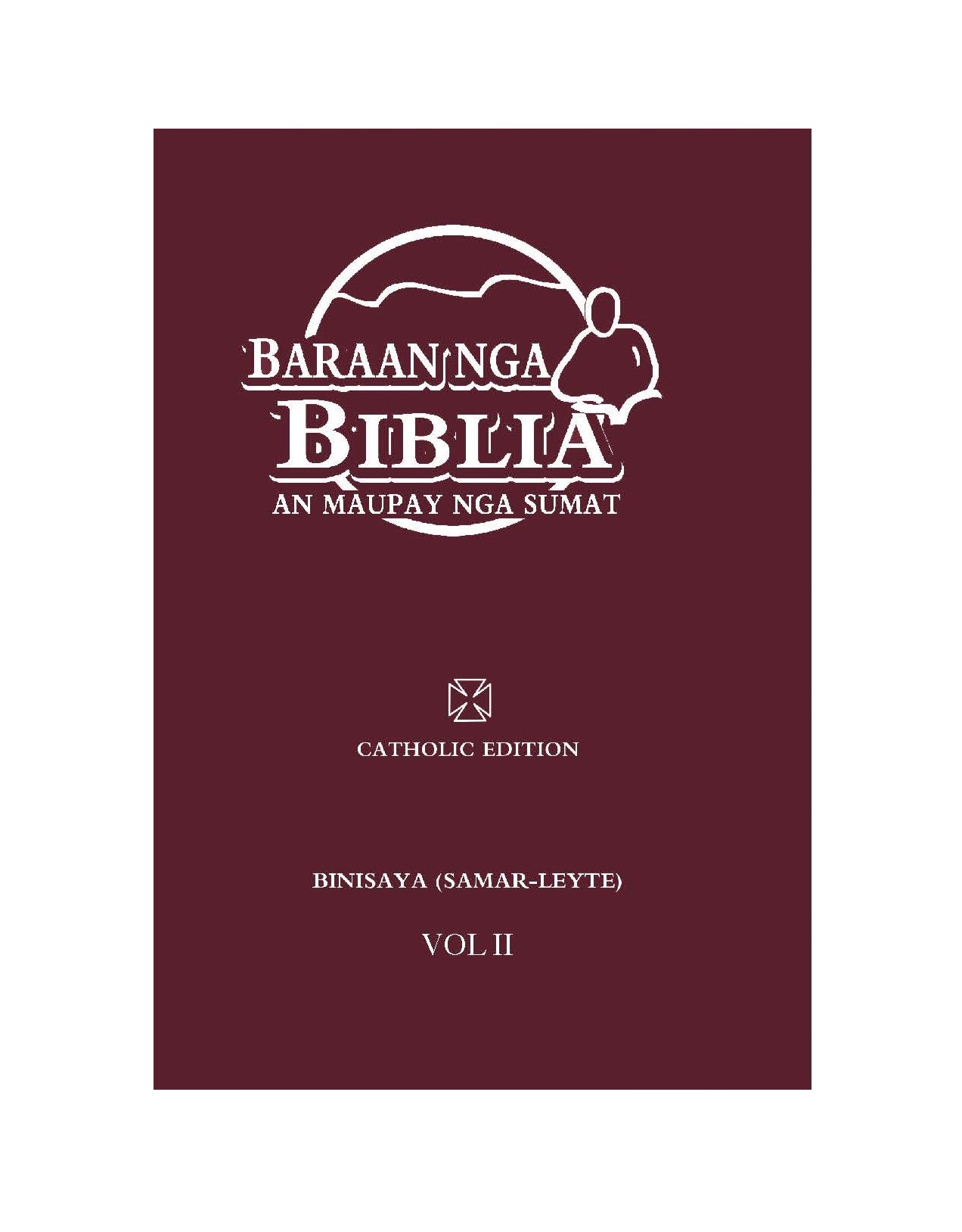 Samarenyo Catholic Bible Vol II - Print on Demand