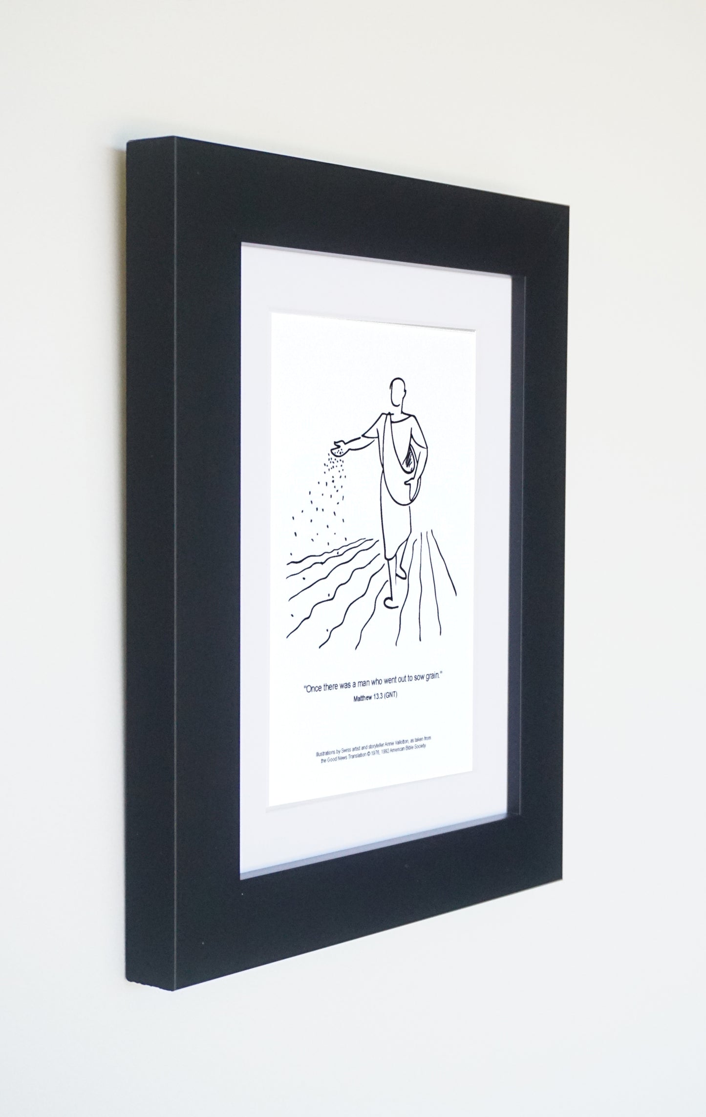 Annie Vallotton The Parable of the Sower Framed Art Print - Matthew 13.3