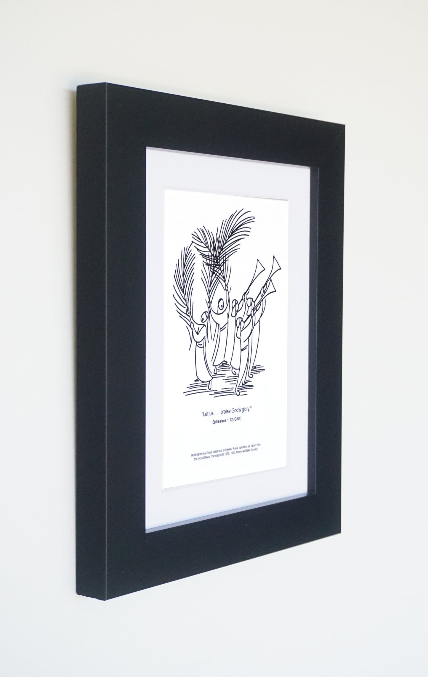 Annie Vallotton Praise God's Glory Framed Art Print - Ephesians 1.12