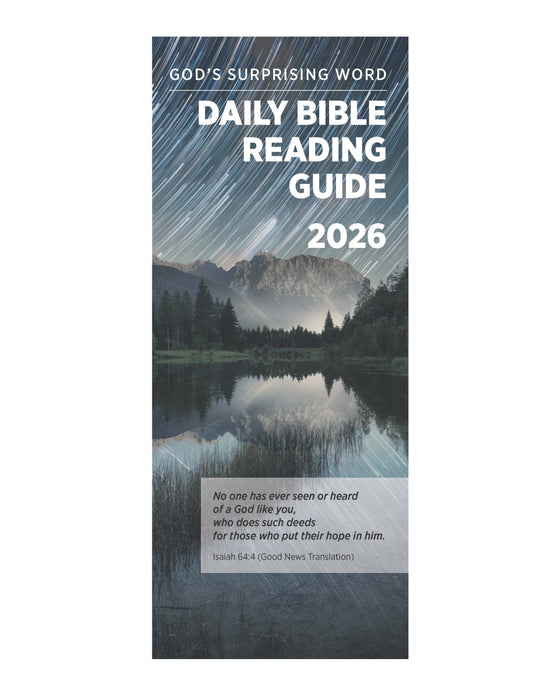 2026 Daily Bible Reading Guide - Download