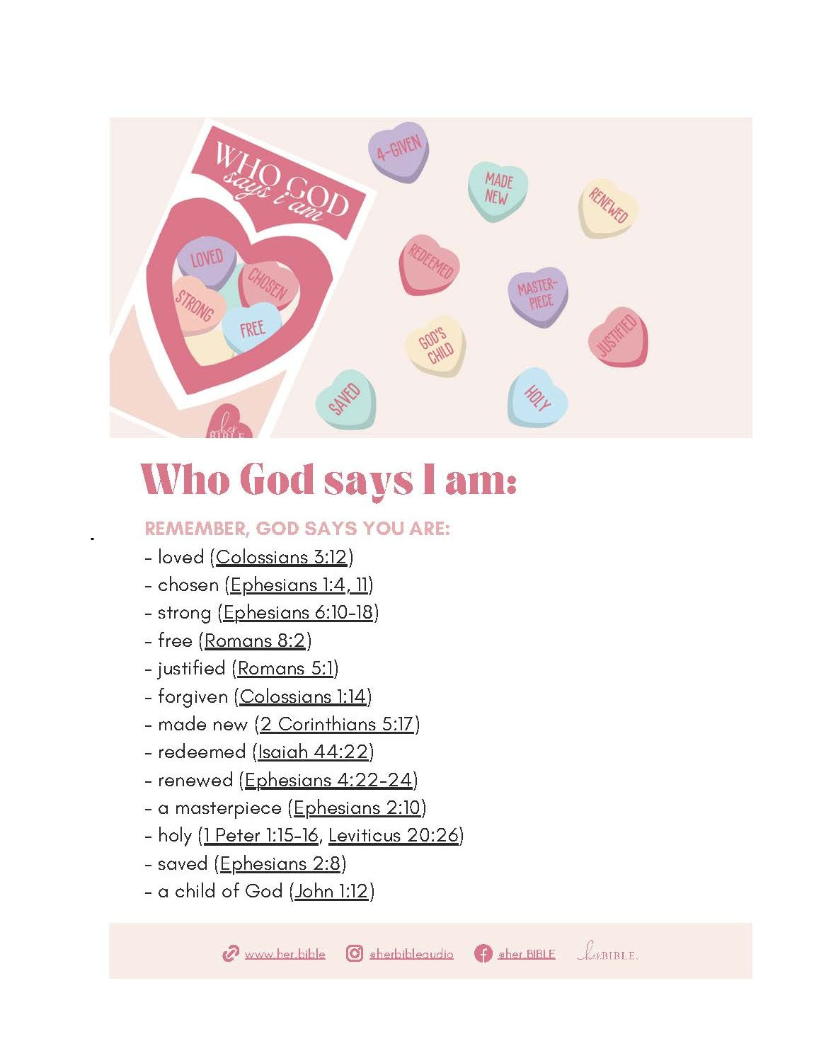 Who God says I am